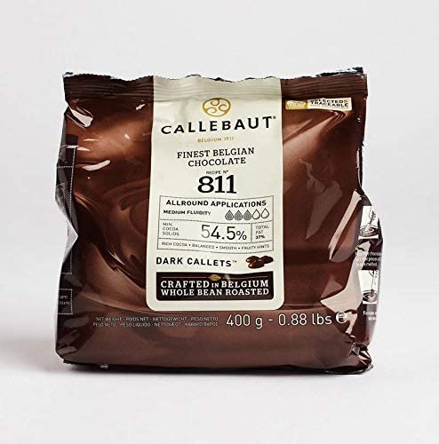 Callebaut Belgian Dark 54% Chocolate Callets 400g